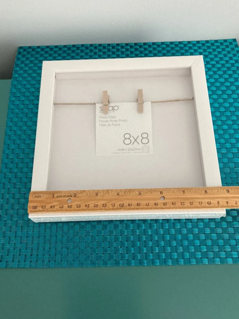 NWT Shadow Box Wood Decor Display Size 8